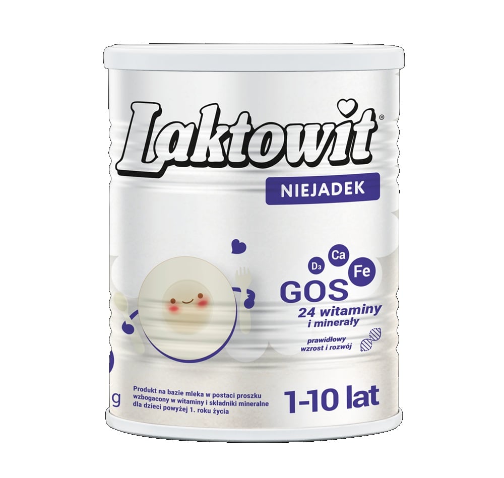 Laktowit Niejadek 1-10 lat Odżywcze Mleko dla dzieci, proszek 400 g