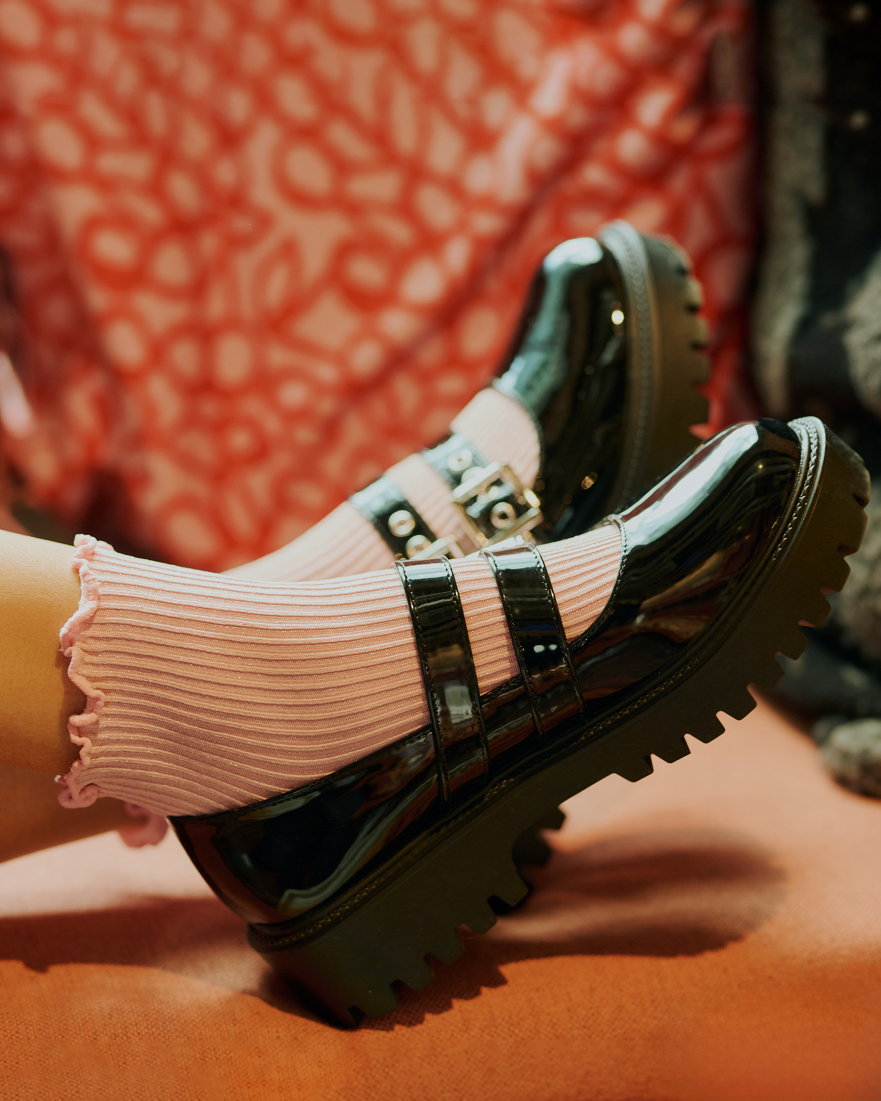 Gabriella Skarpetki Nana, Pink/Silver