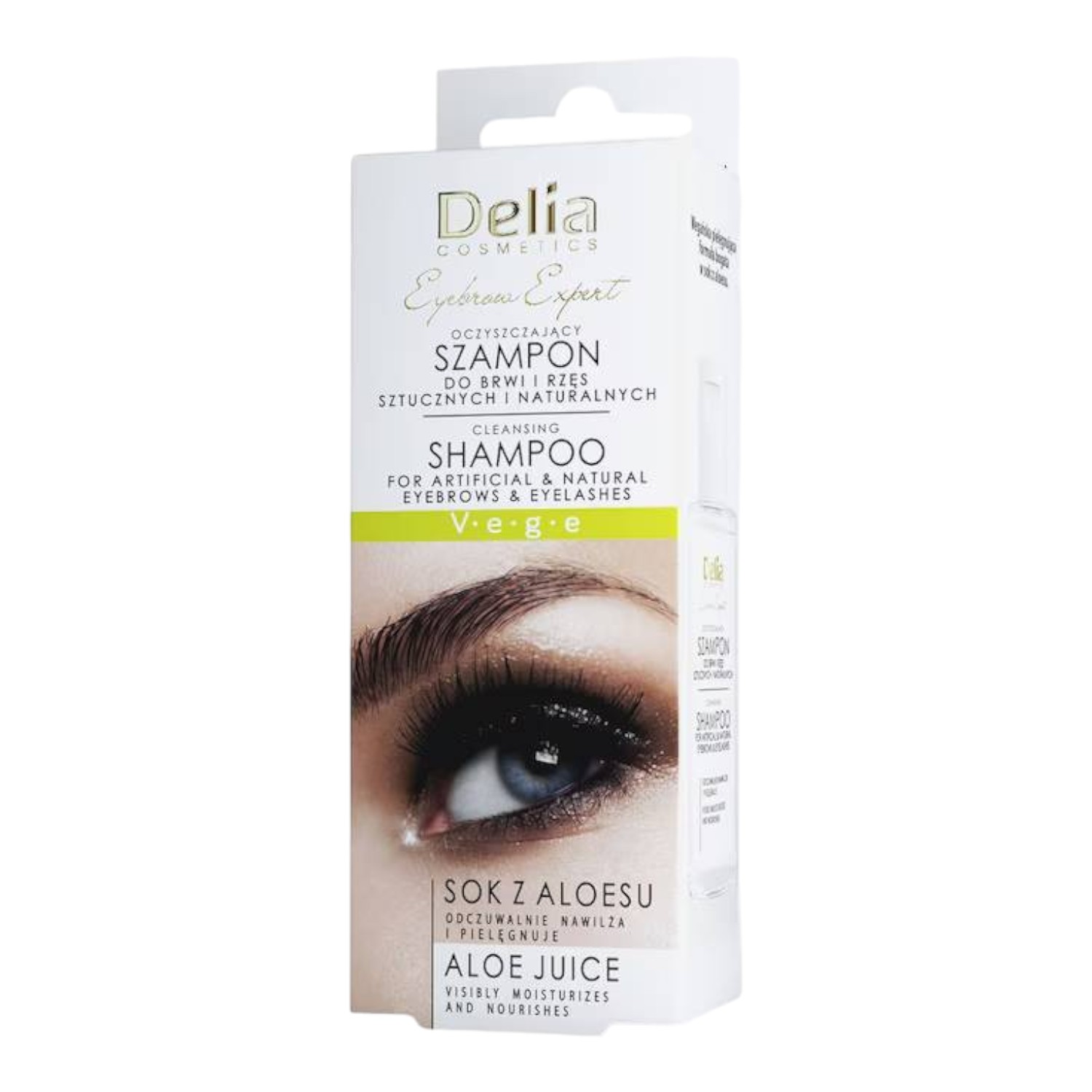 Delia Eyebrow Expert Shampoo per sopracciglia e ciglia Im Vegan