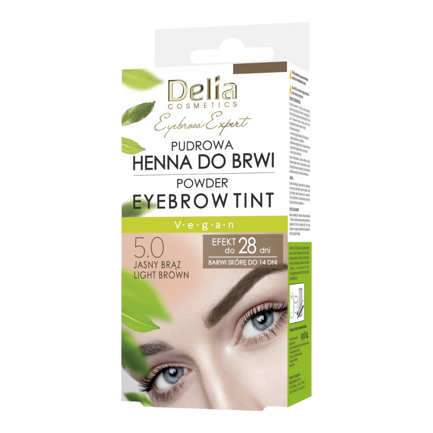 Delia Henna pudrowa, jasny brąz