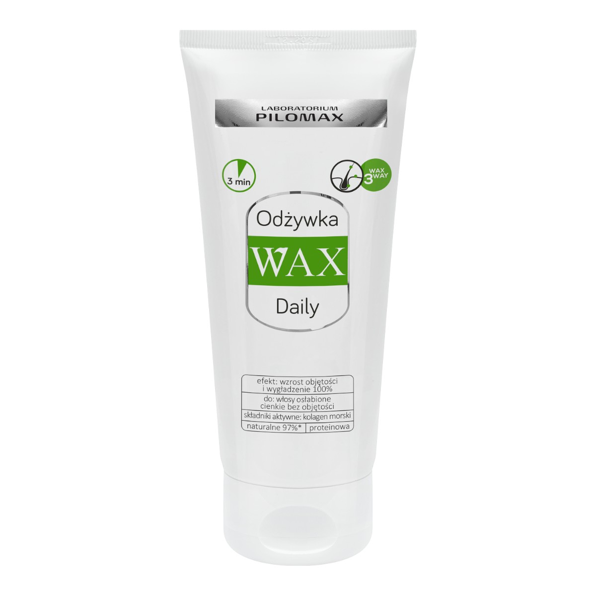 WAX Odżywka nawilżająca do włosów cienkich niefarbowanych, 200 ml