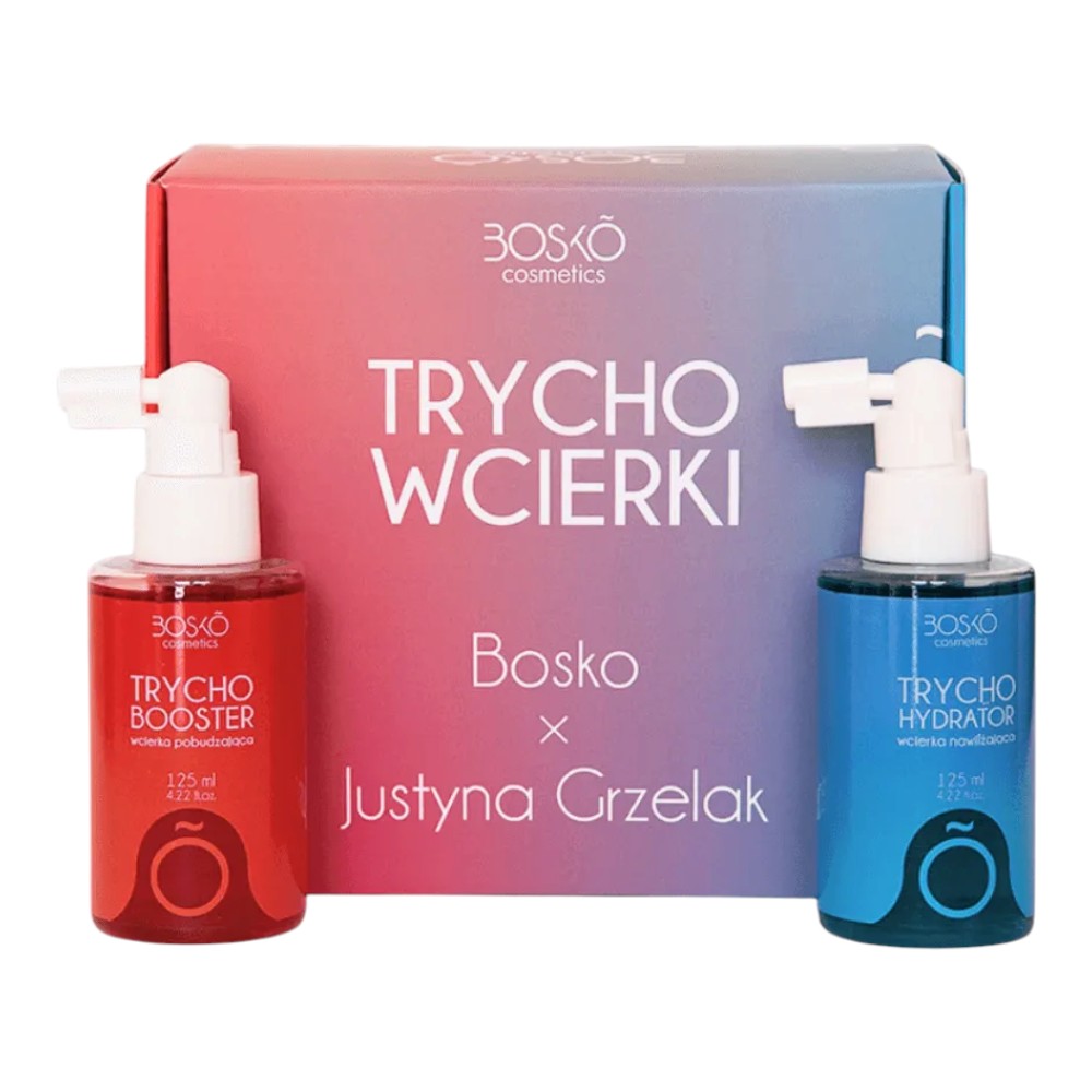 Bosko Zestaw prezentowy: Trychohydrator wcierka nawilżająca 125 ml + Trychobooster 125 ml