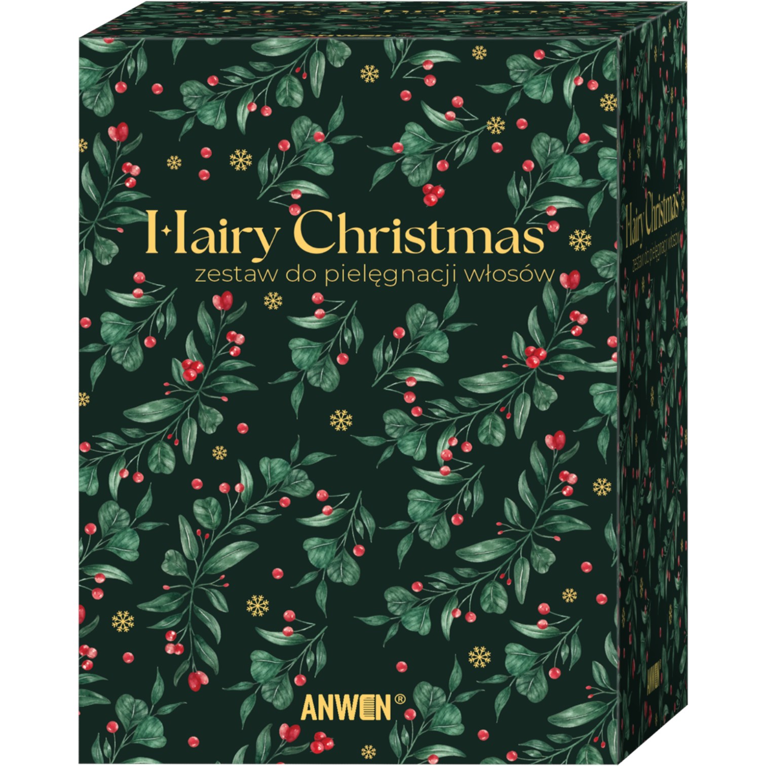 Anwen Hairy Christmas: szampon nawilżający 200 ml + odżywka regenerująca 200 ml