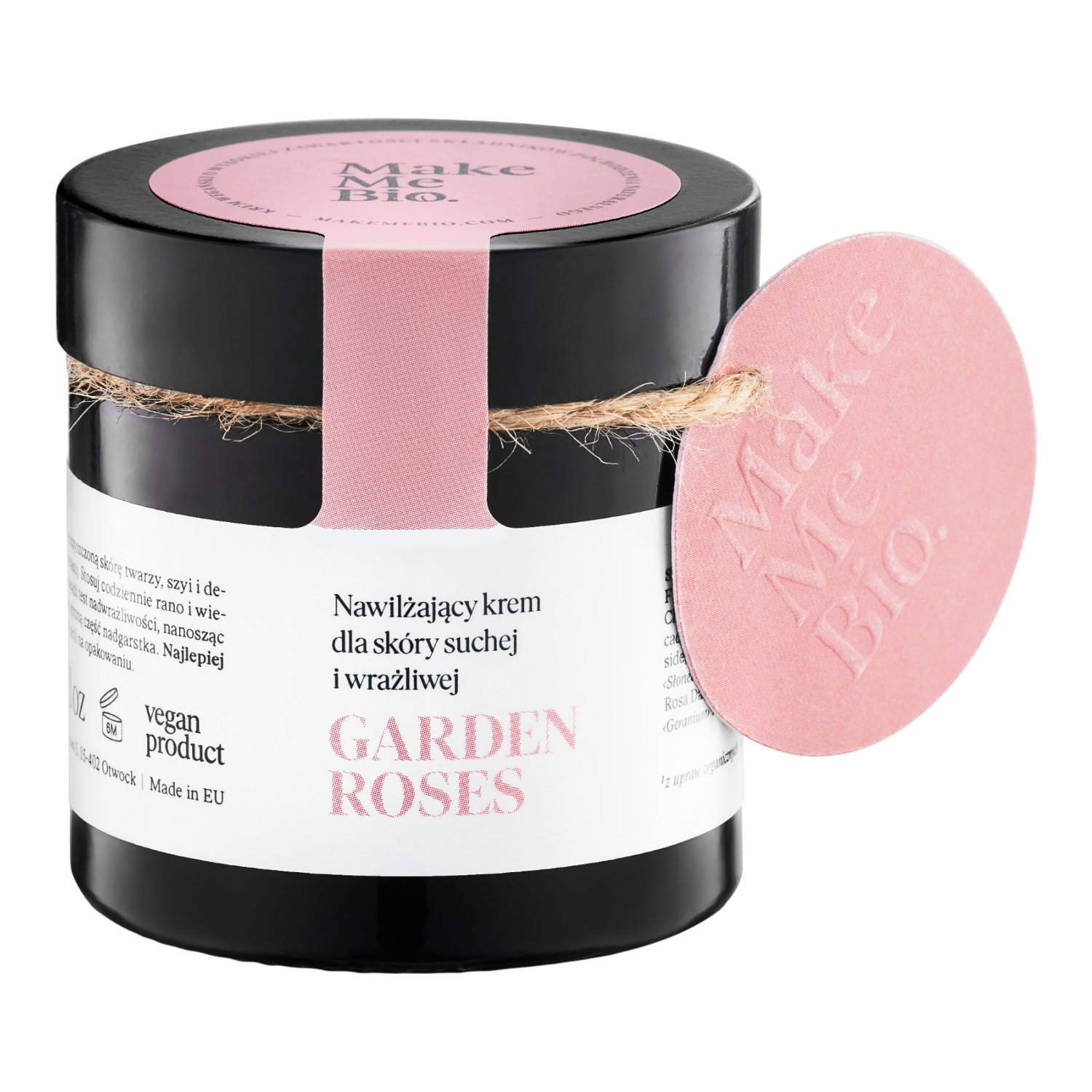 Make Me Bio Garden Roses, Nawilżający Krem dla Cery Suchej i Wrażliwej 