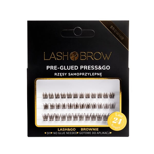 Lash Brow Rzęsy samoprzylepne Press & Go, Natural Brownie