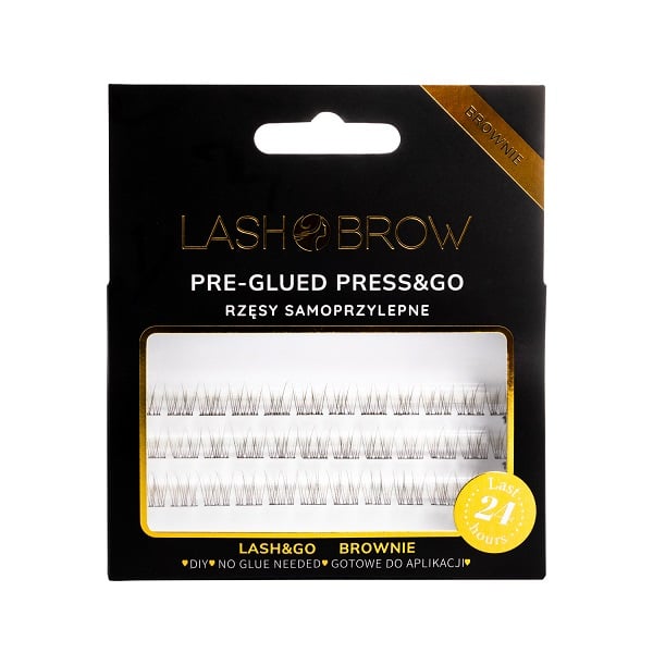 Lash Brow Rzęsy samoprzylepne Press & Go, Nomakeup Brownie