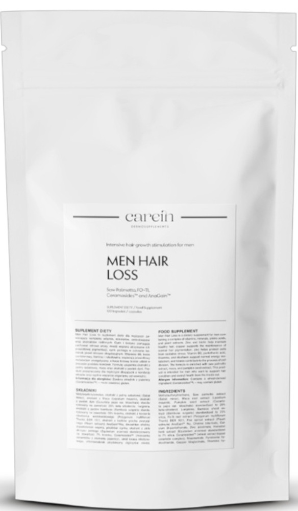 Carein Men Hair Loss, kapsułki 120 szt. REFILL