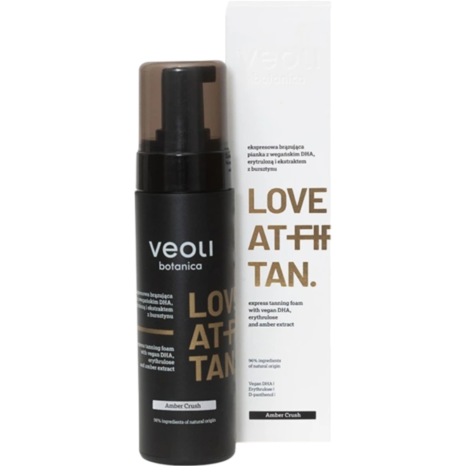 Veoli Botanica Love At First Tan Ekspresowa brązująca pianka, Amber Crush 