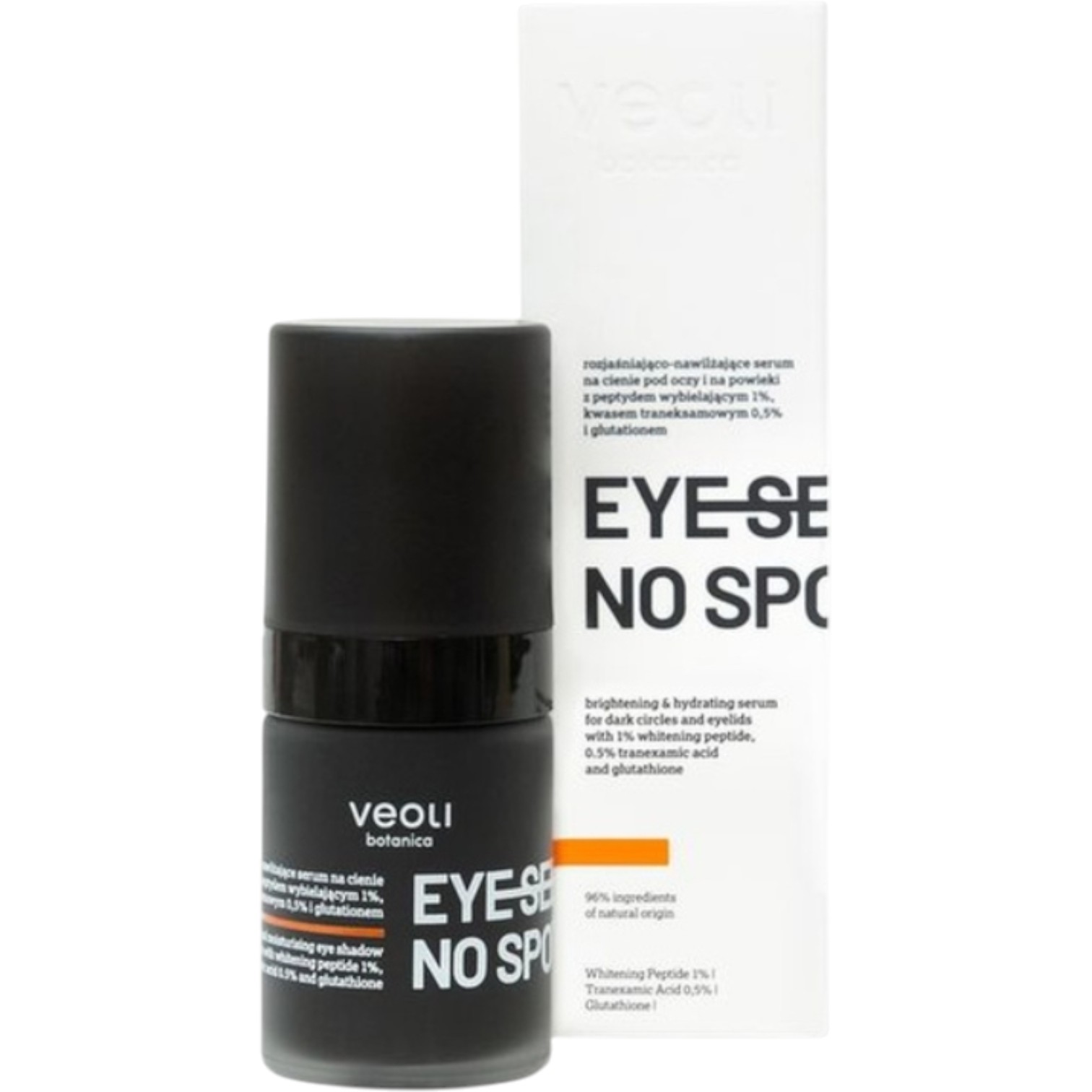 Veoli Botanica Eye See No Spots Siero illuminante e idratante per occhiaie e palpebre