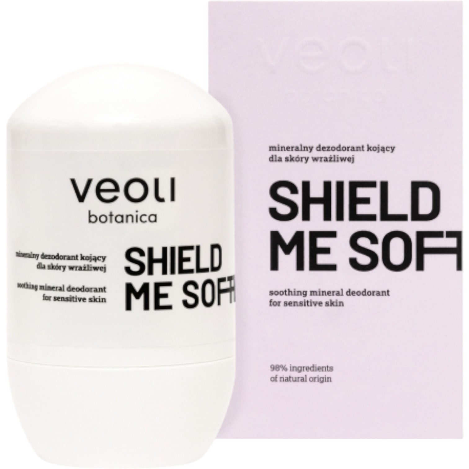 Veoli Botanica Shield Me Softly, Mineralny dezodorant kojący dla skóry wrażliwej 