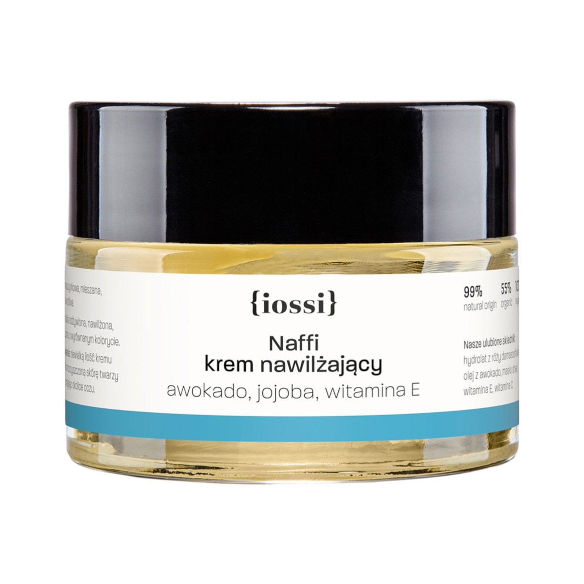 Iossi Naffi Nawilżający krem z olejem awokado i jojoba, 50 ml