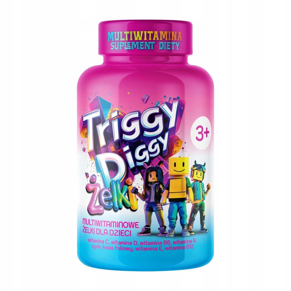Triggy Diggy Żelki dla dzieci 3+ 50 szt.