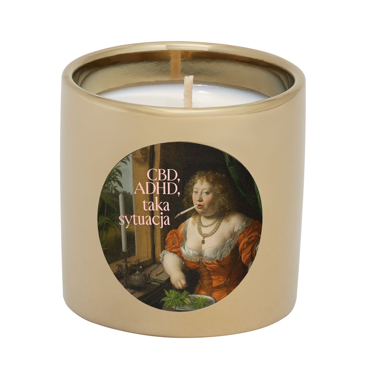 Flagolie Eclettismo Candela profumata di soia CBD, ADHD, che situazione! 150 g