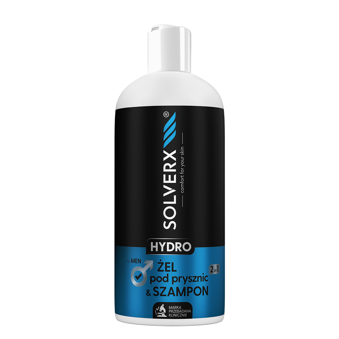 Solverx Hydro Men Żel pod prysznic & szampon 2w1