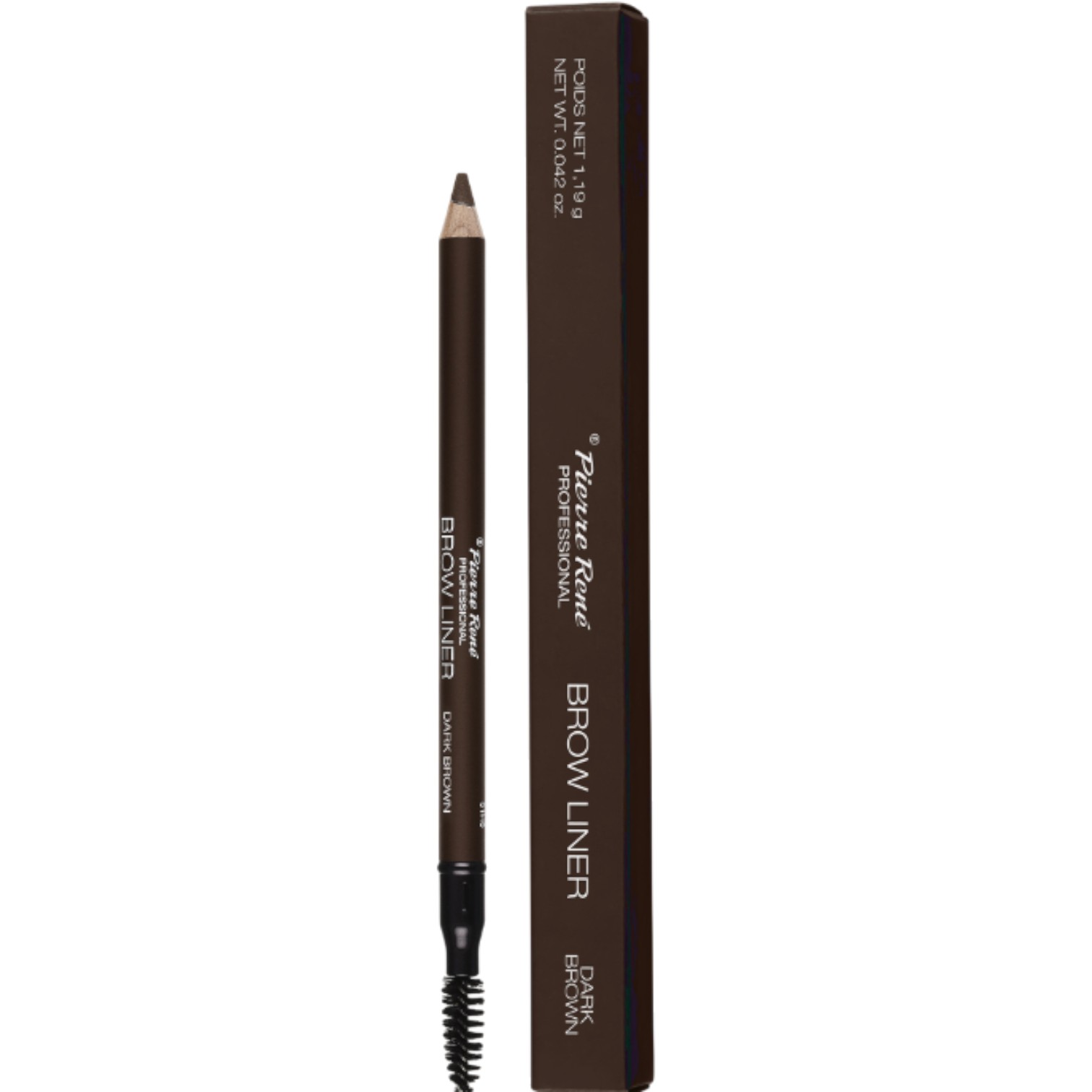 Pierre Rene Brow Liner Kredka do brwi, 04 Dark Dark