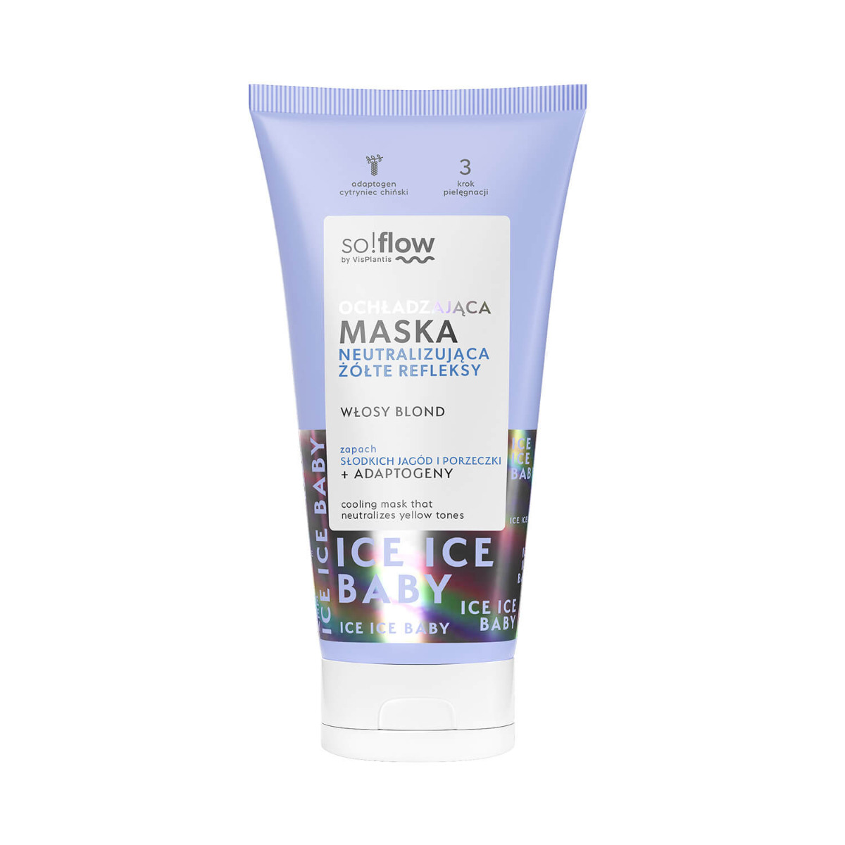 So!Flow Maska do włosów fioletowa, ochładzająca 200 ml