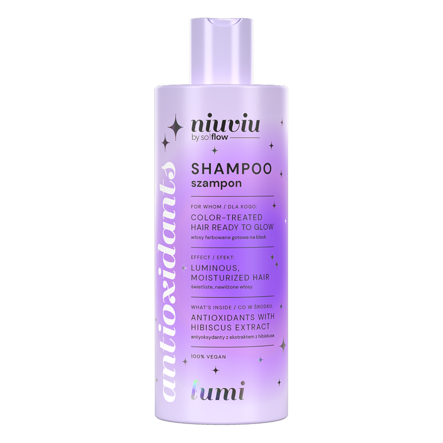 Niuviu Lumi Szampon do włosów farbowanych 