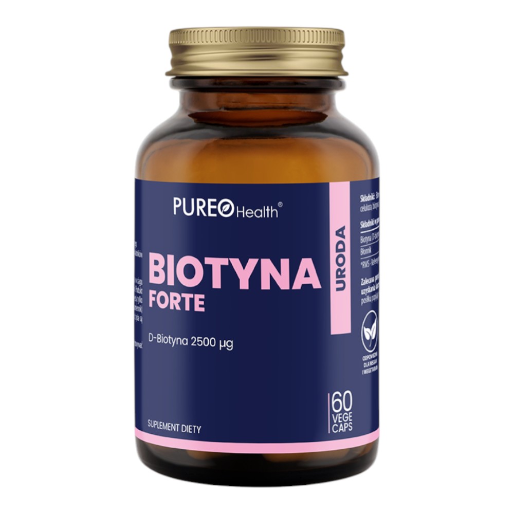 Pureo Health Biotyna Forte 2500 µg Kapsułki, 60 szt.