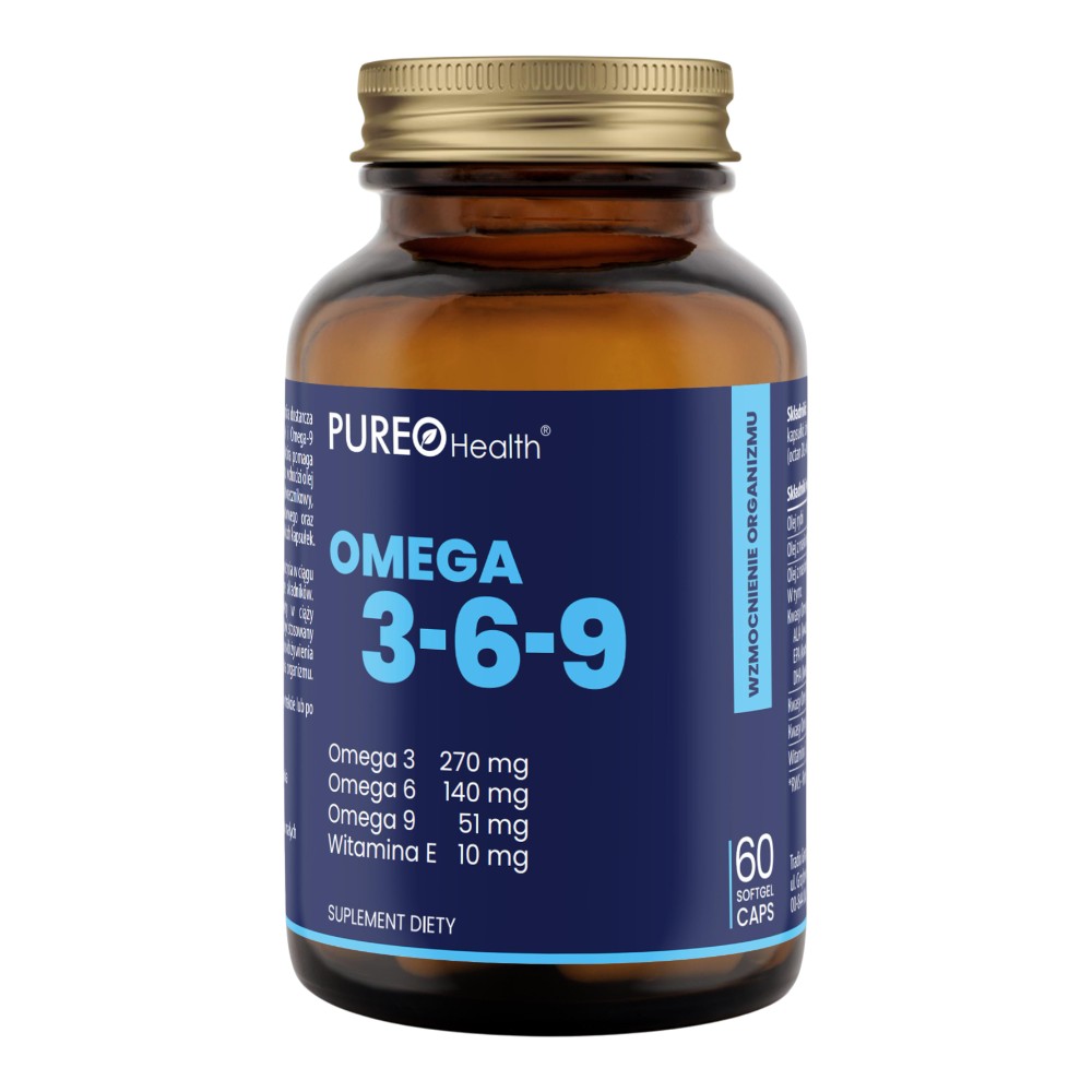 Pureo Health Omega 3-6-9 Kapsułki, 60 szt.