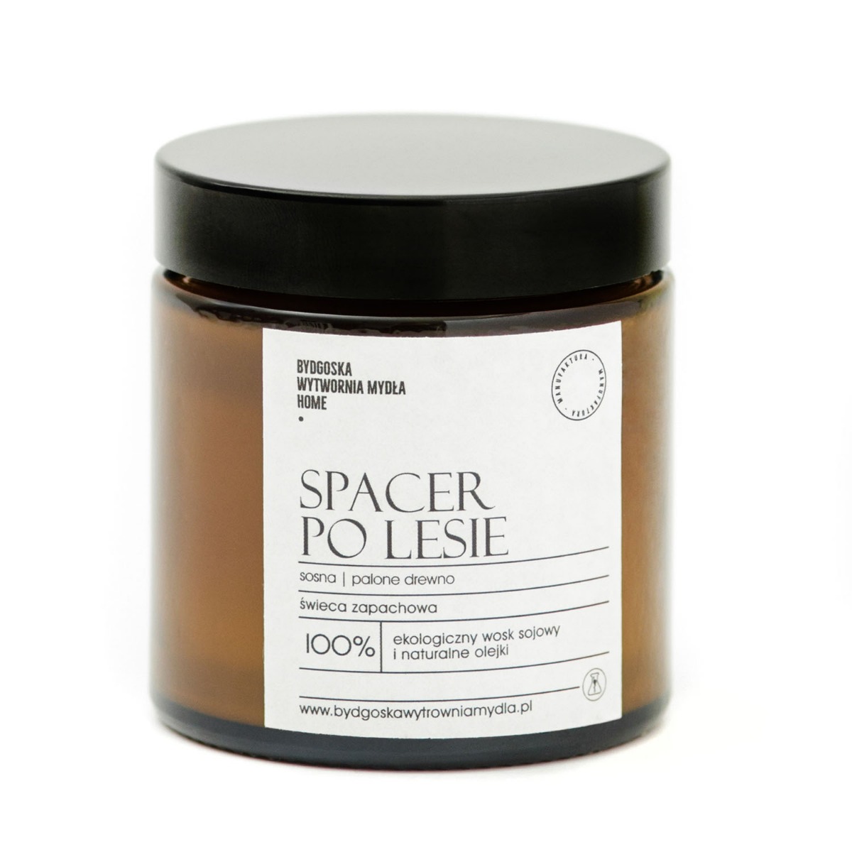 Bydgoska Wytwórnia Mydła Candela di Soia, Passeggiata nel Bosco 120 ml 120 ml