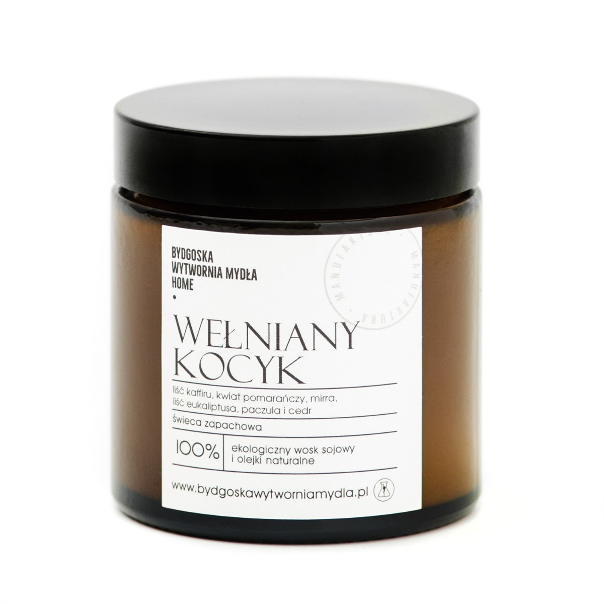 Bydgoska Wytwórnia Mydła Candela Di Soia, Coperta Di Lana 120 Ml