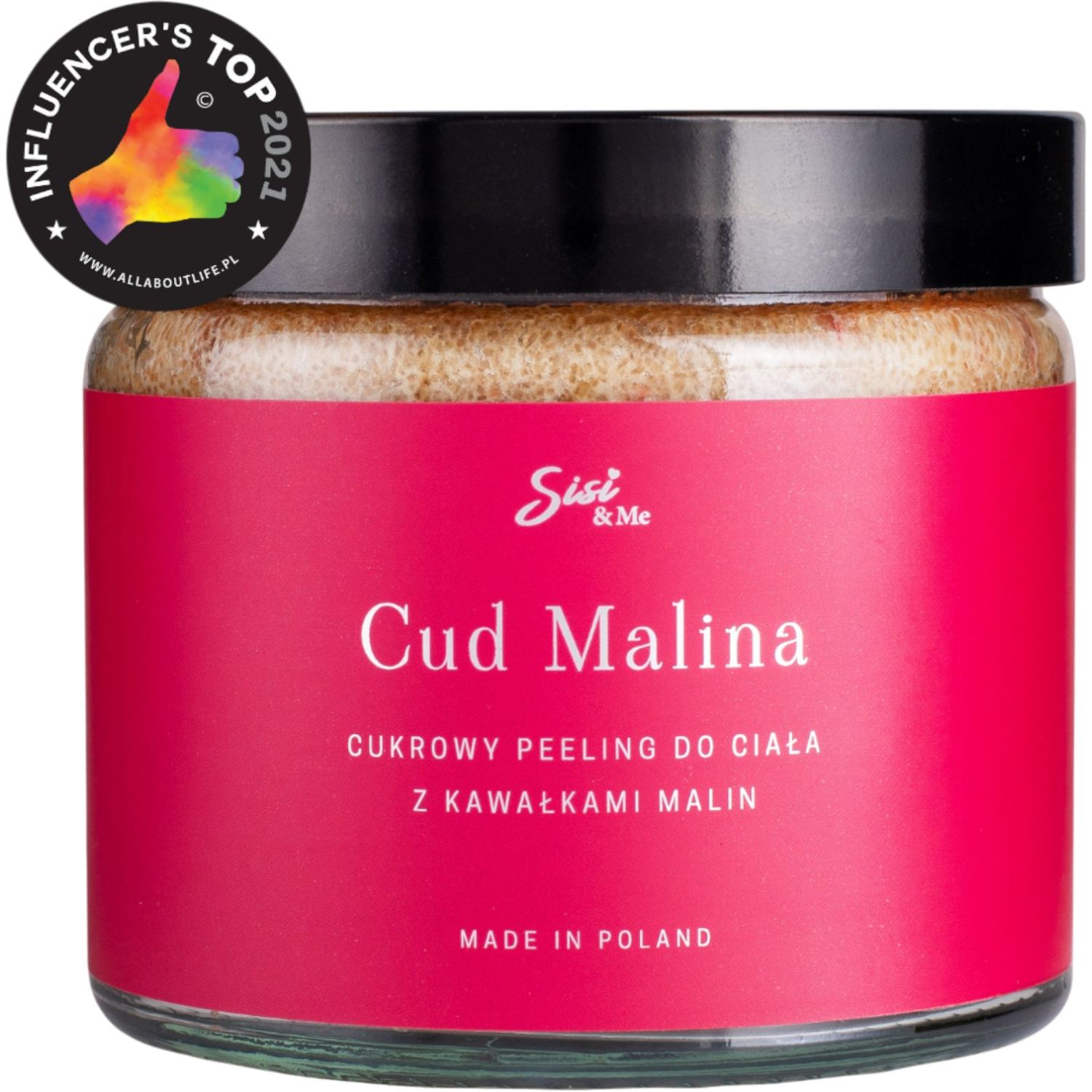 Sisi&Me Cud Malina Cukrowy Peeling do ciała, 300 g