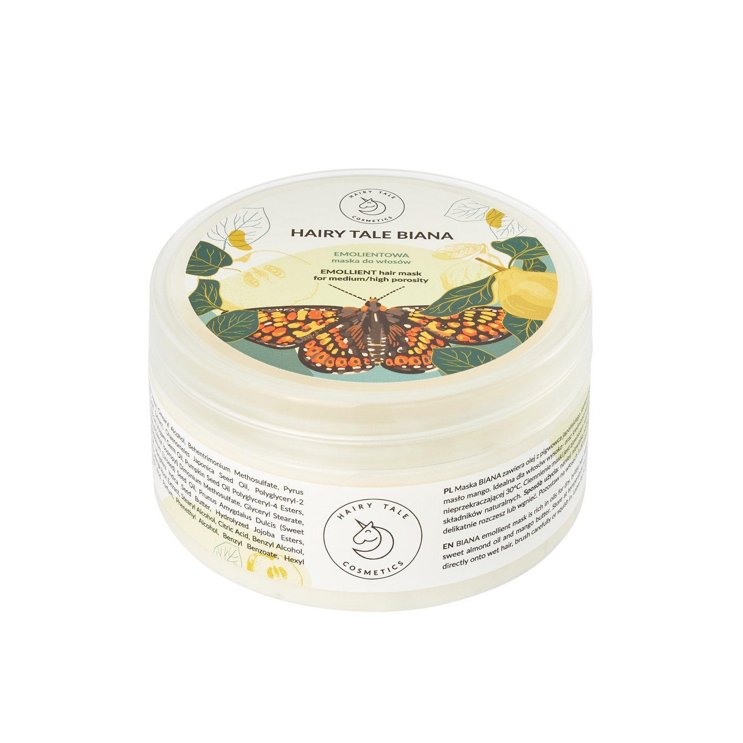 Hairy Tale Biana Maschera Emolliente per Capelli di Media e Alta Porosità 200 g