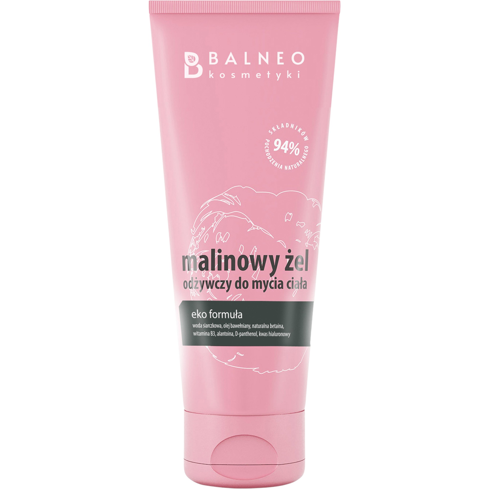 Balneokosmetyki Malinowy żel odżywczy do mycia ciała
