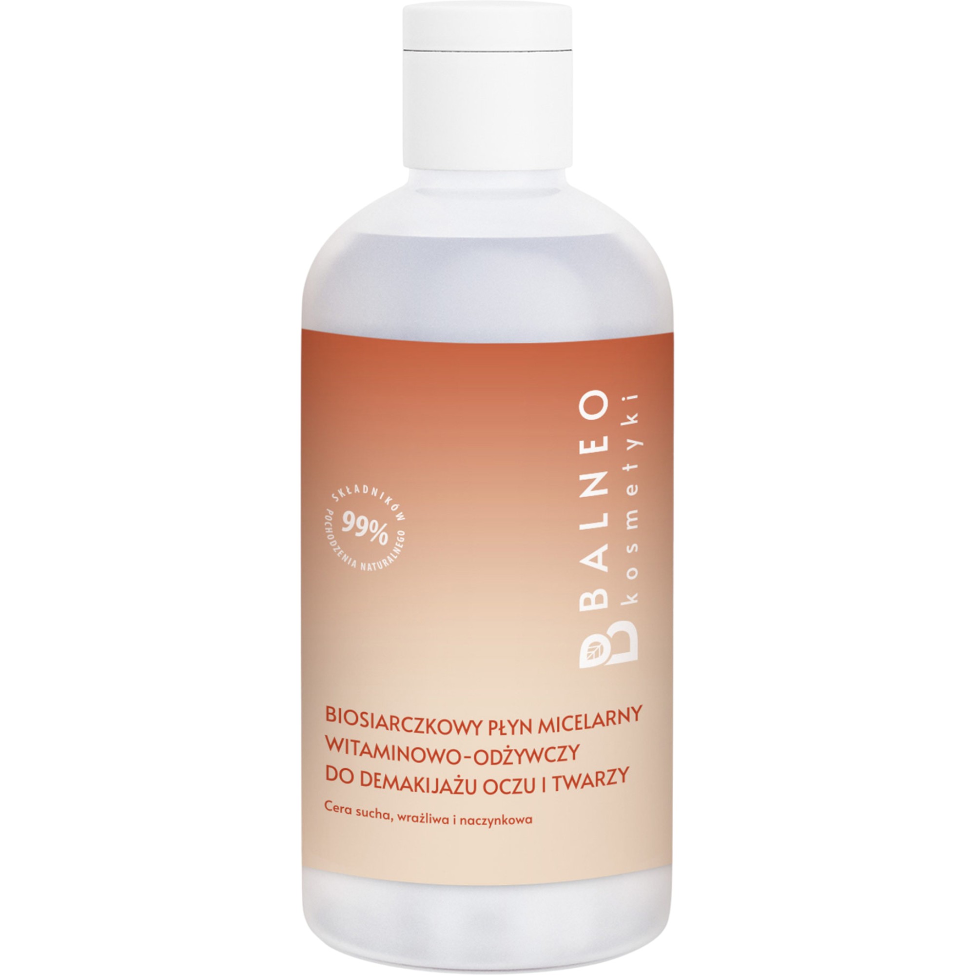 Balneocosmetici Biosolfuroso acqua micellare vitaminica-nutriente per struccare viso e occhi