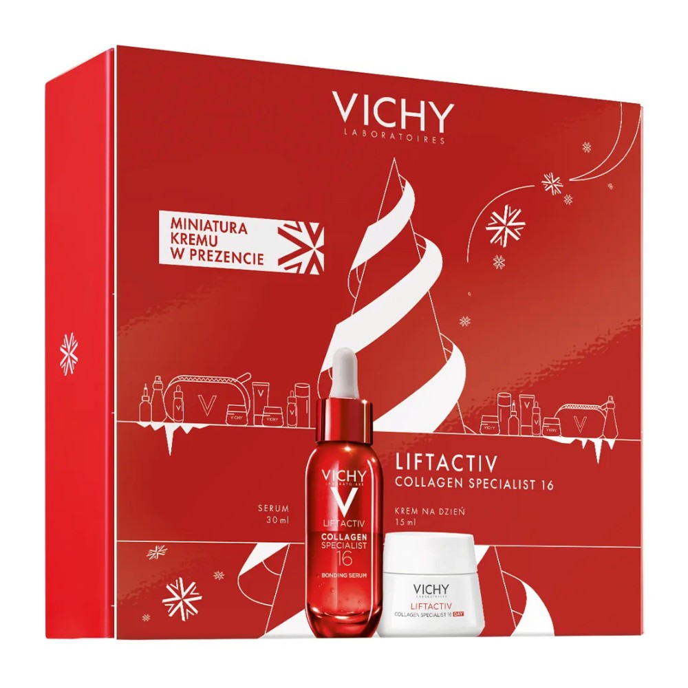 Vichy Liftactiv Collagen Specialist C16 Zestaw prezentowy: Serum + Krem na dzień