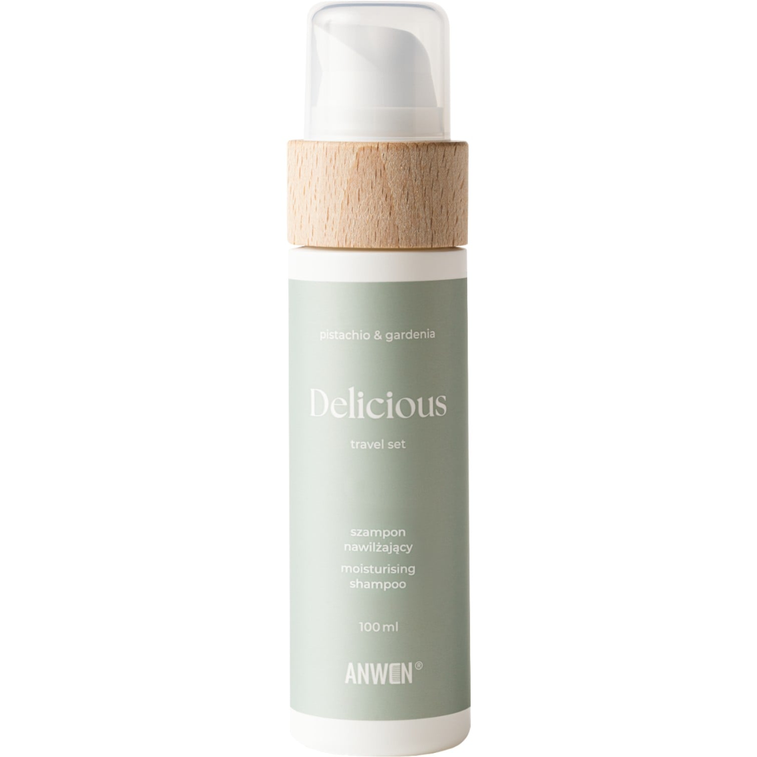 Anwen Delicious Szampon nawilżający, Travel size, 100 ml