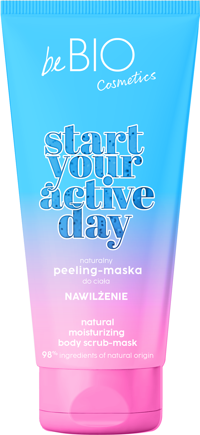 BeBio Start Your Active Day Naturalny Peeling-Maska Nawilżenie