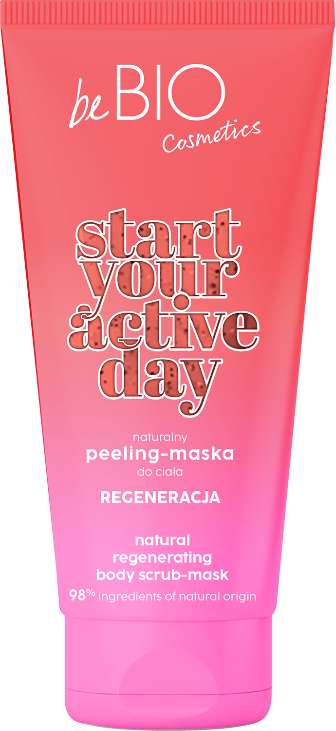 BeBio Start Your Active Day Naturalny Peeling-Maska Regeneracja