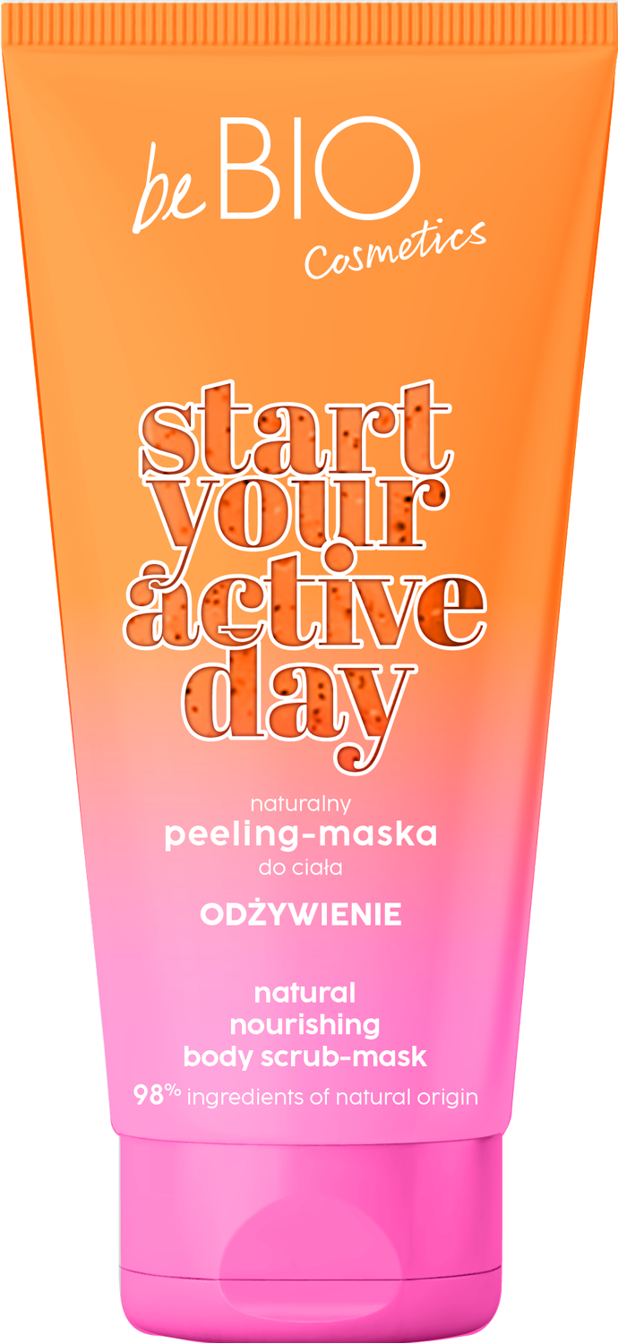 BeBio Start Your Active Day Naturalny Peeling-Maska Odżywienie 
