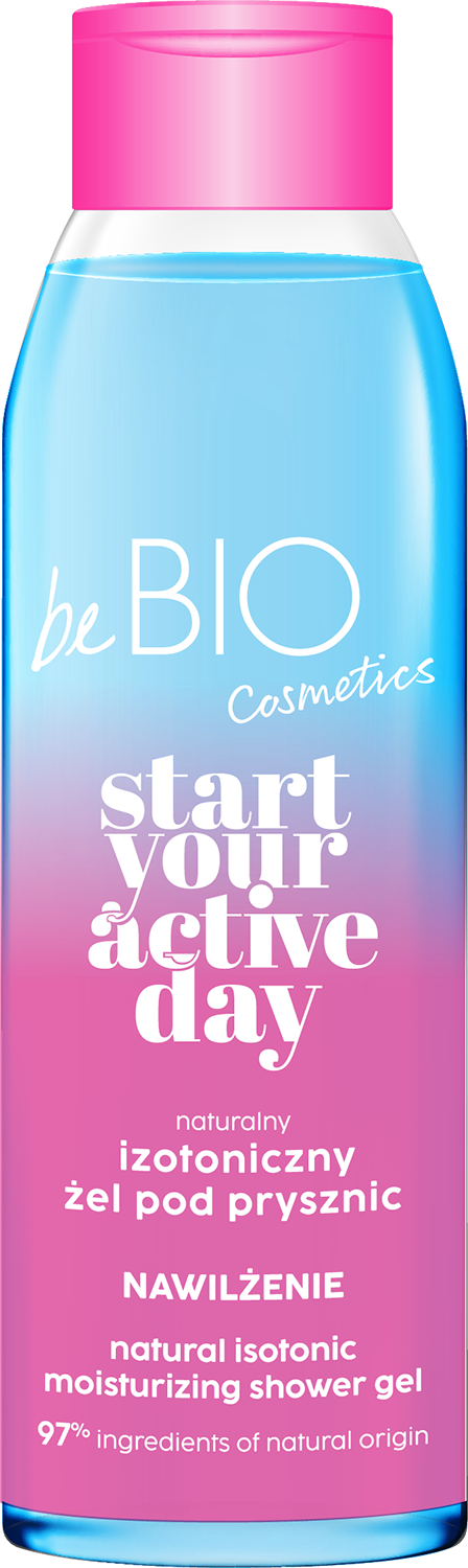 BeBio Start Your Active Day Naturalny Izotoniczny Żel pod prysznic Nawilżenie 