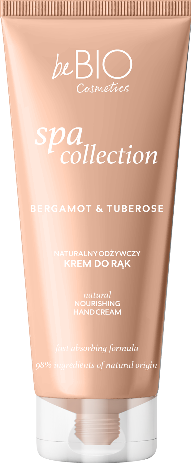 BeBio Spa Collection Naturalny odżywczy krem do rąk Bergamot & Tuberose
