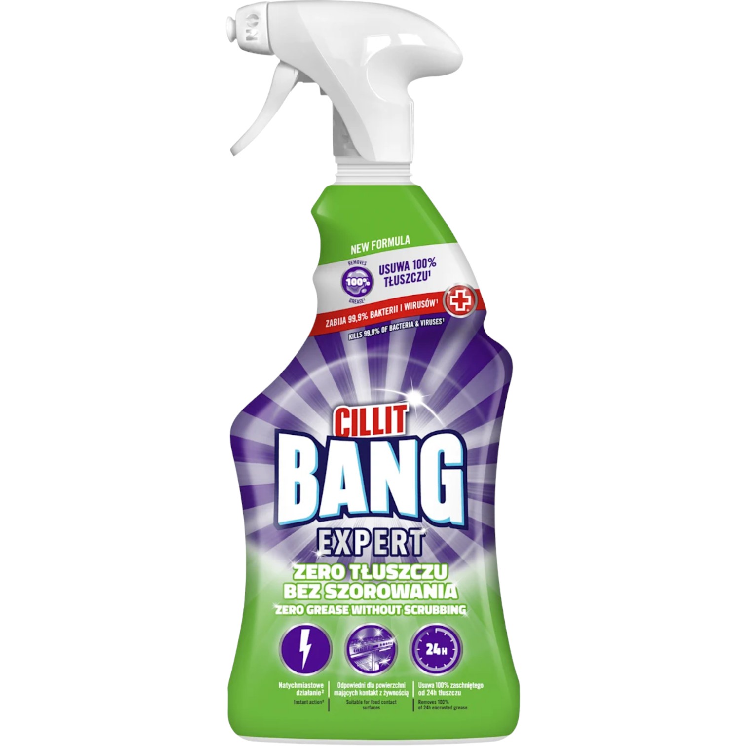 Cillit Bang Spray Powierzchnie tłuste, 750 ml