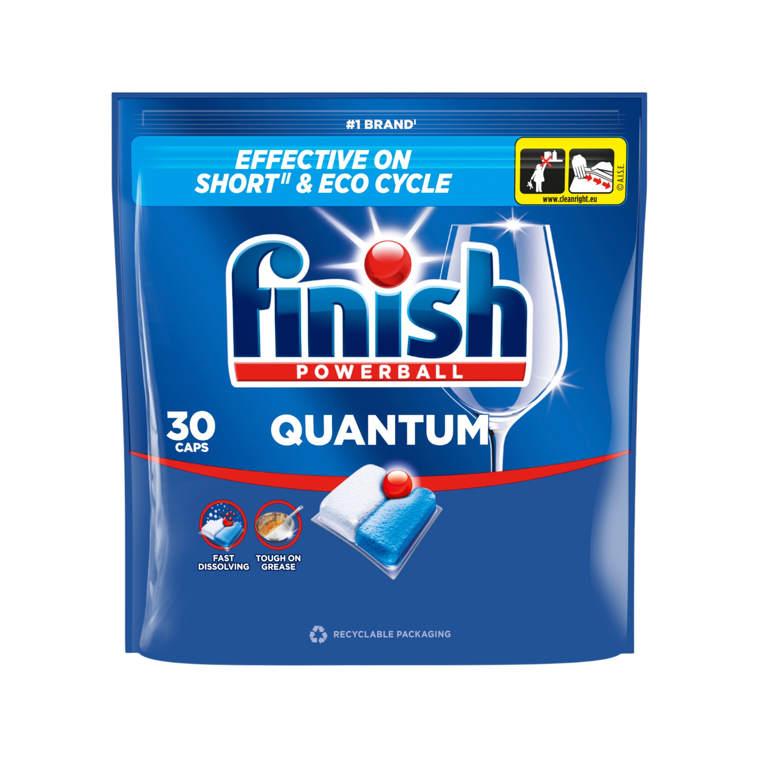 Finish Quantum Kapsułki do zmywarki Lemon 30 szt.