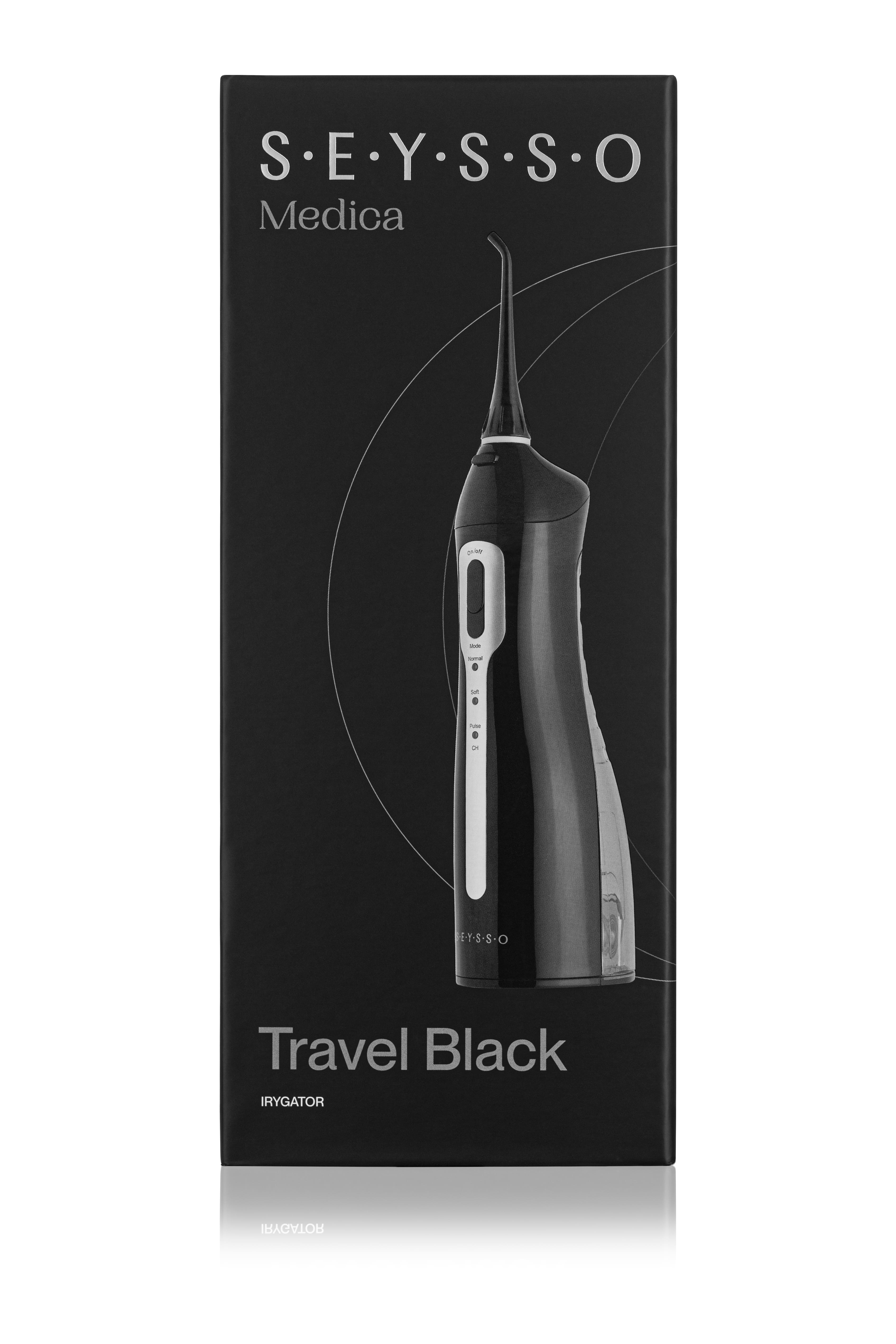 Seysso Medica Irygator Travel Black bezprzewodowy