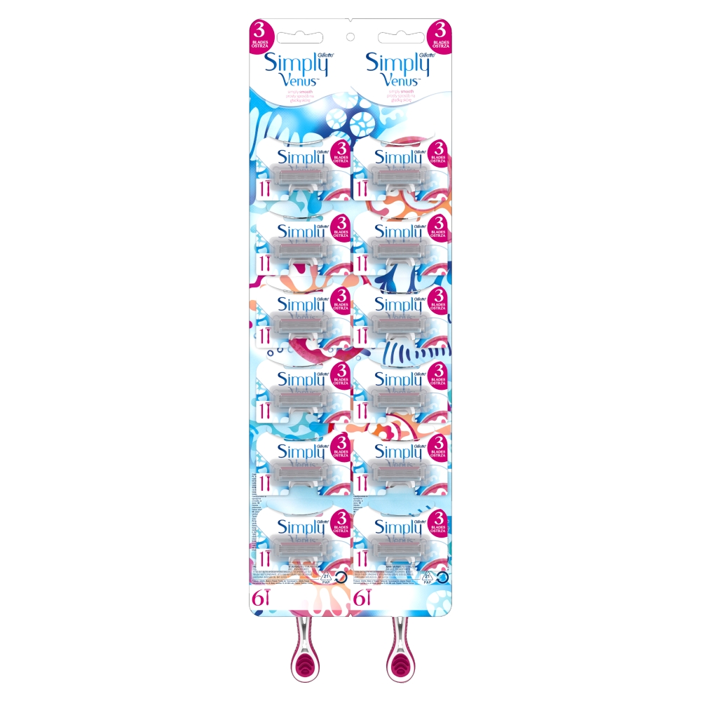 Gillette For Women Simply Venus 3 Maszynka do golenia