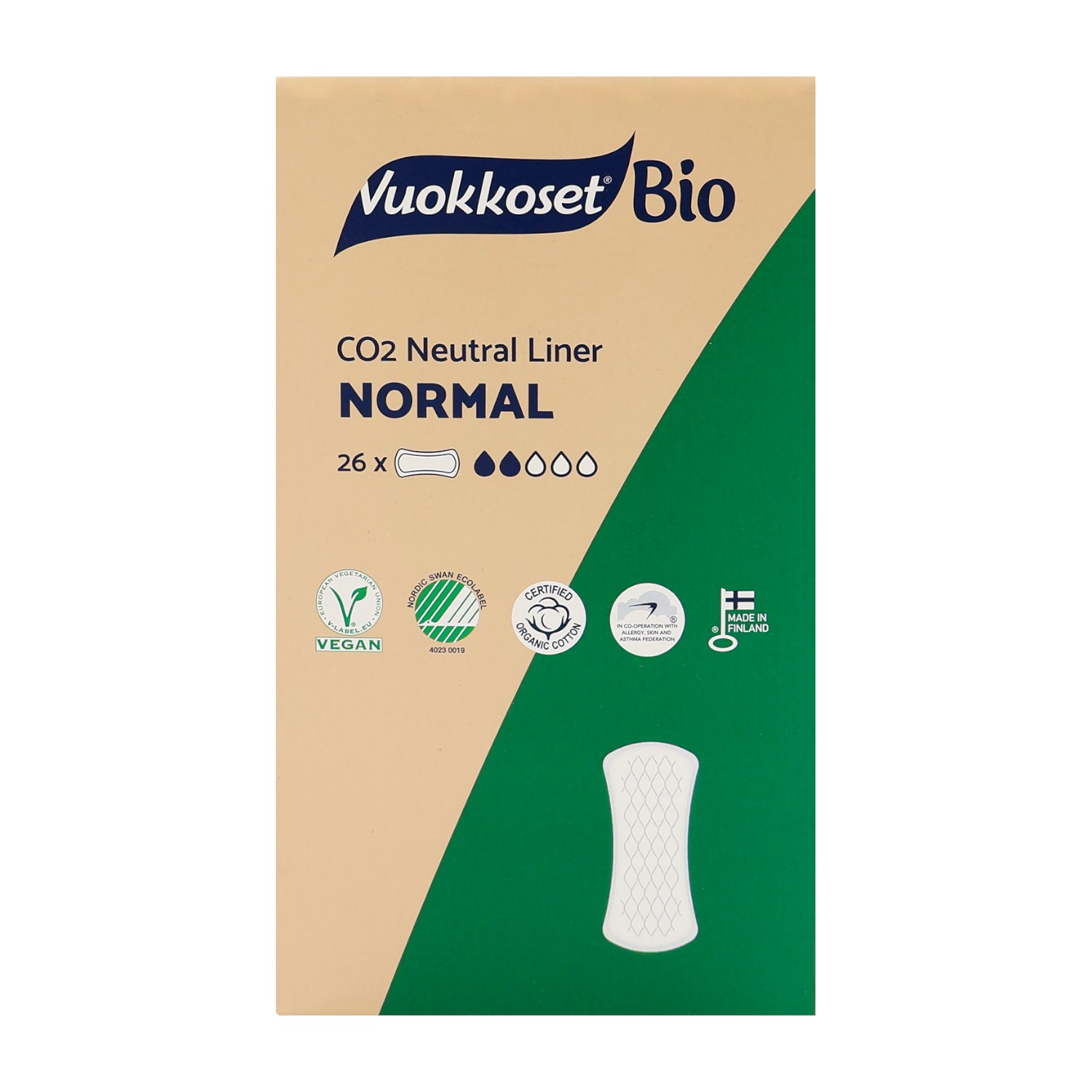 Vuokkoset BIOWkładki Higieniczne