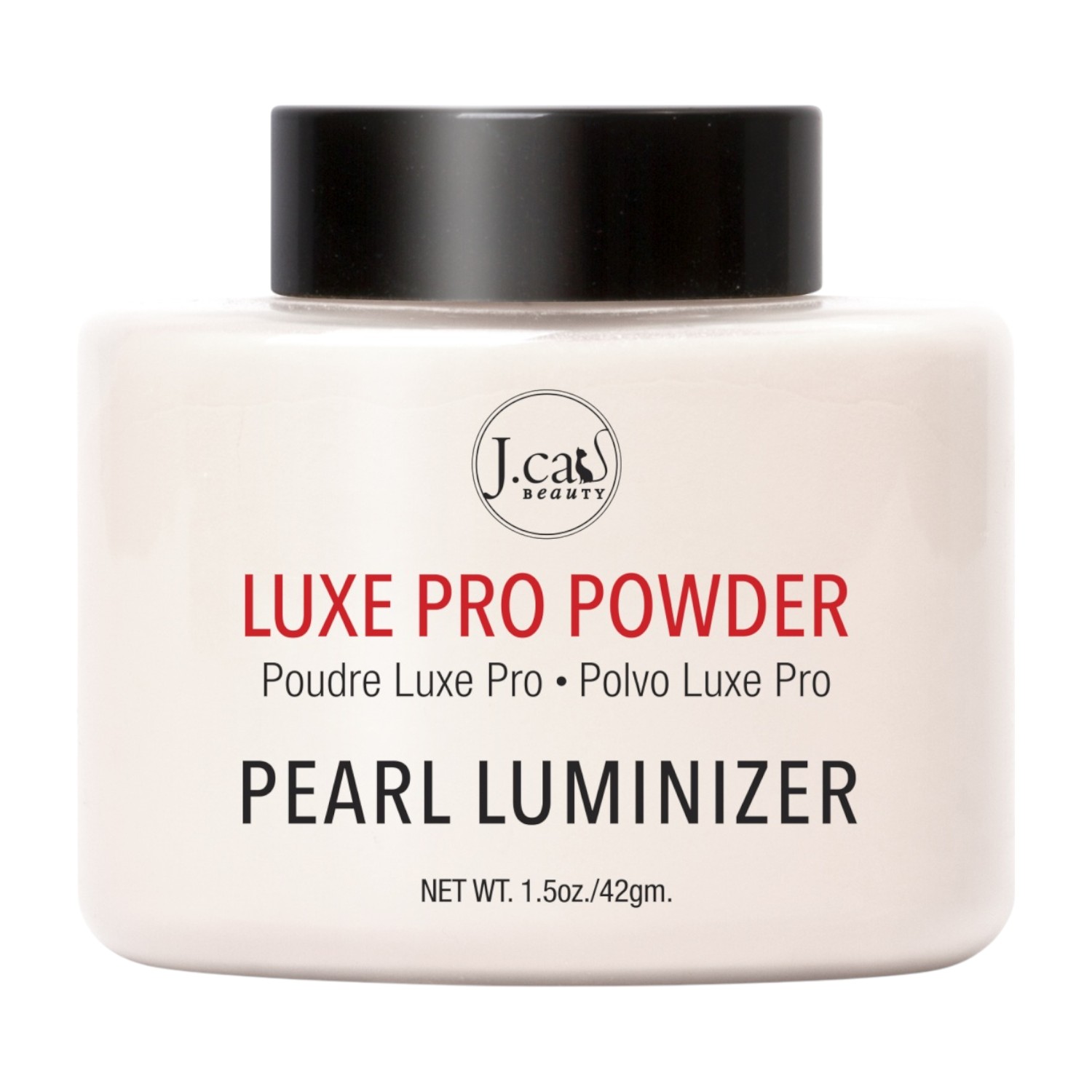 J.Cat Luxe Pro Cipria libera fissante, 102 Pearl Luminizer