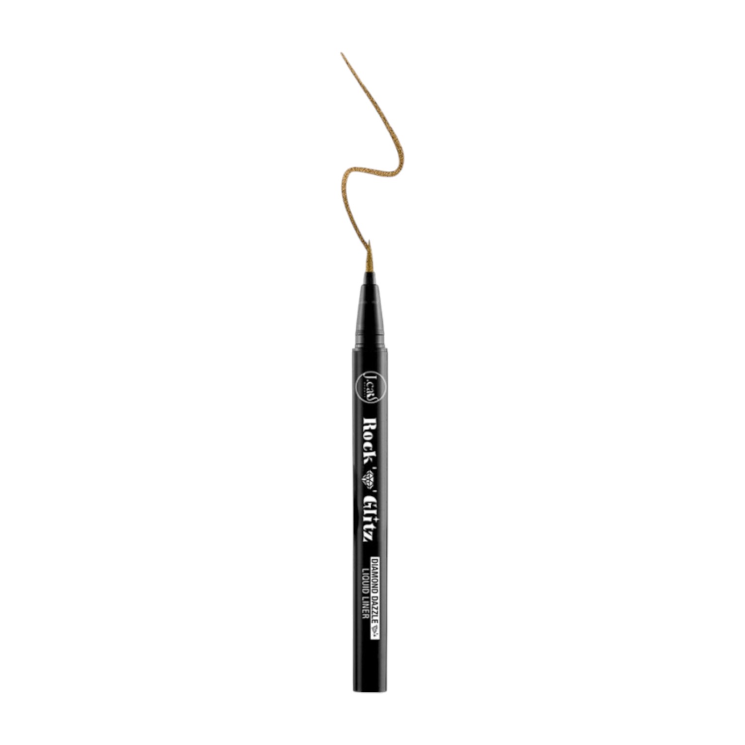 J.Cat Rock N Glitz Eyeliner scintillante in penna, 105 Golden Boy