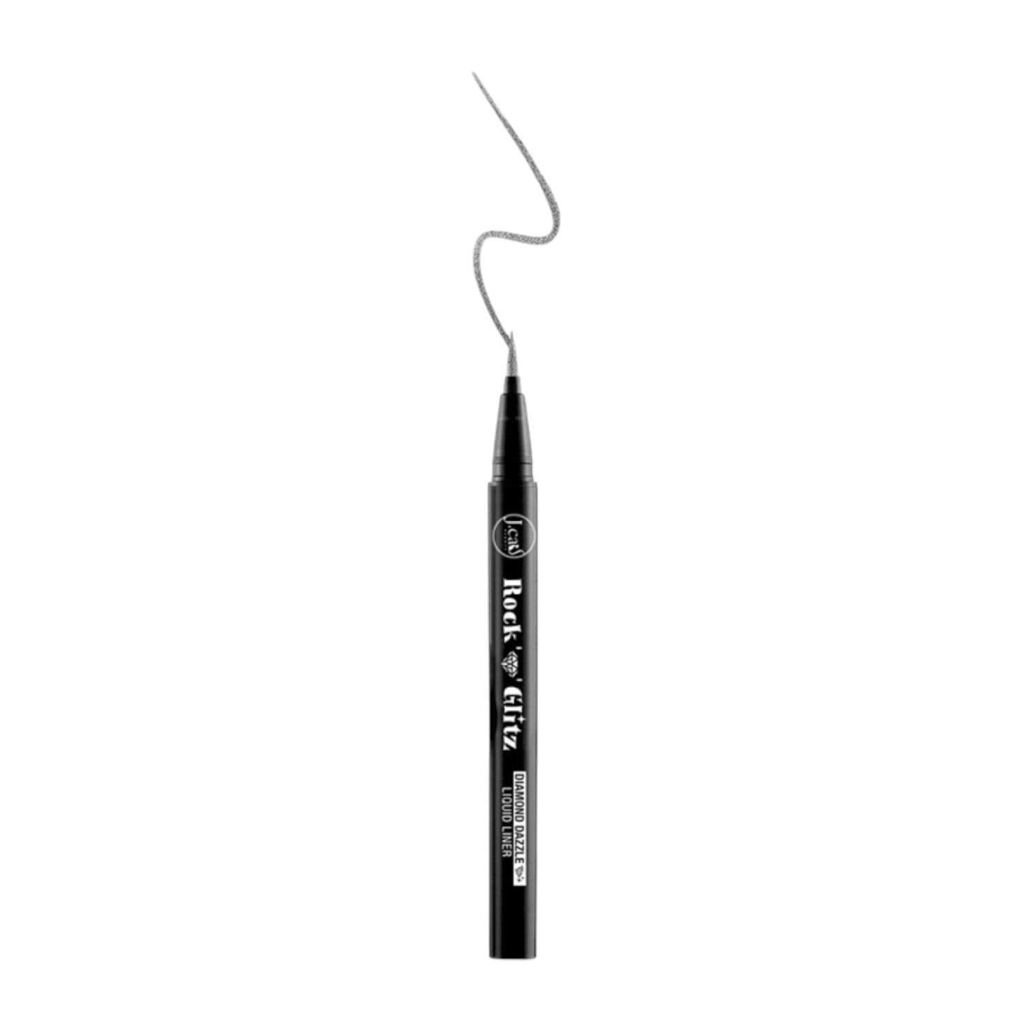 J.Cat Rock N Glitz Eyeliner Glitter, 107 Platinum Pop
