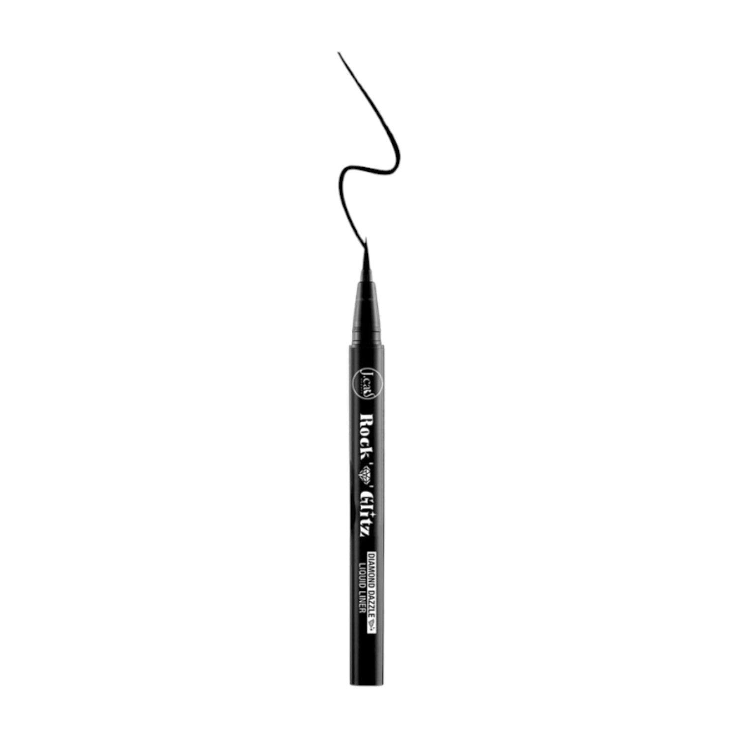 J.Cat Rock N Glitz Połyskujący eyeliner w pisaku, 108 Tuxedo Mask