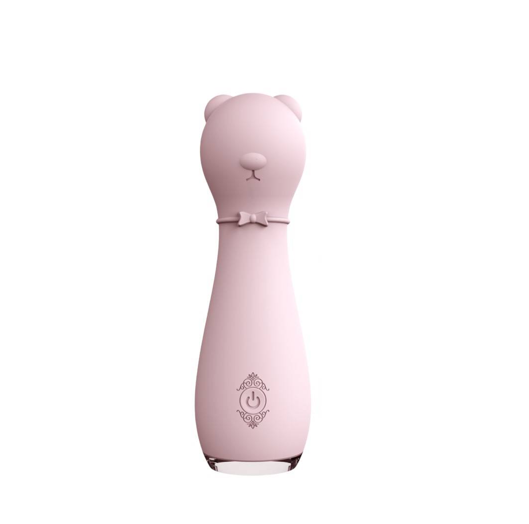 S-Hande Bonnie, Wibrator podświetlany w kształcie kota z 9 trybami wibracji - light pink