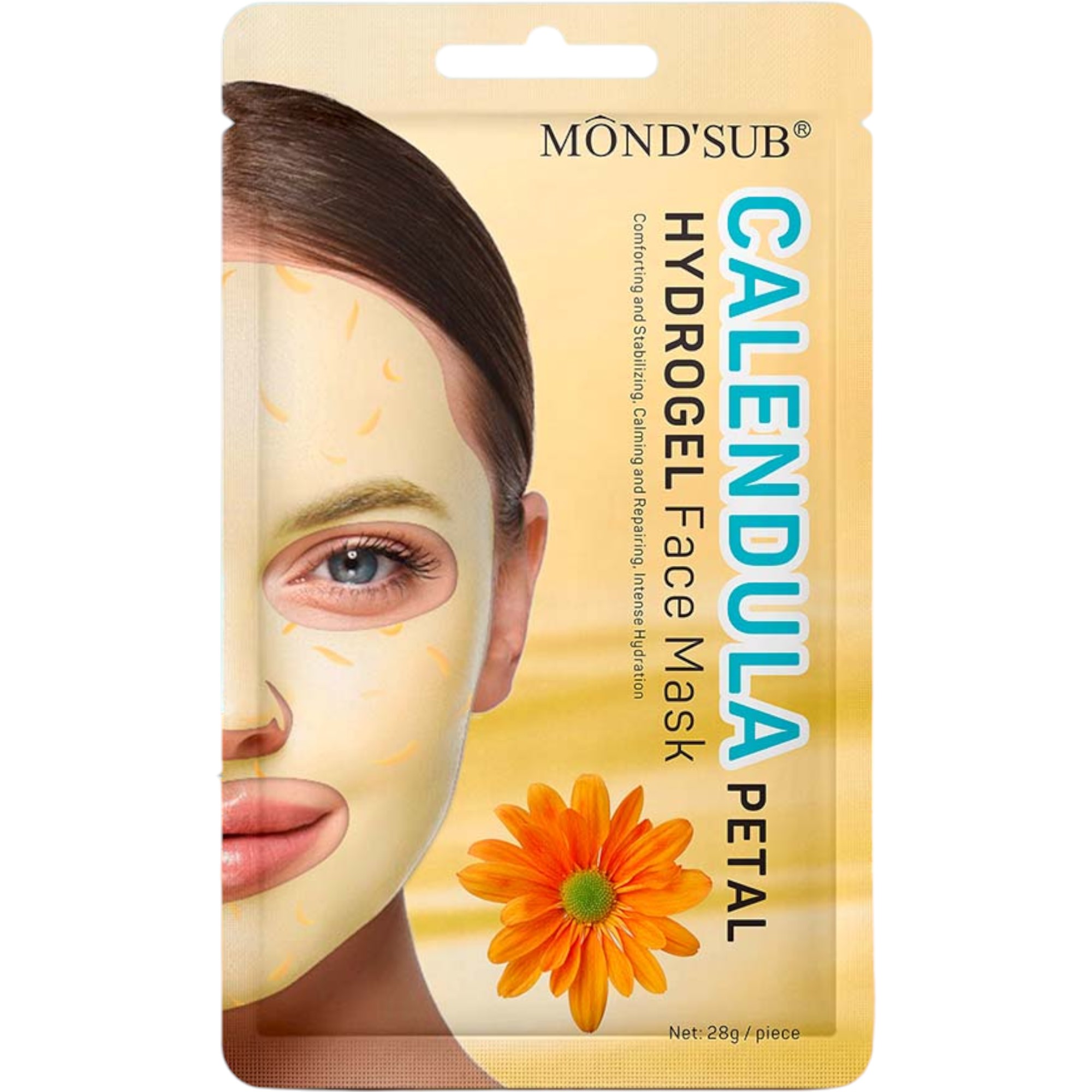 Mond'Sub Calendula Petal Hydrogel, Maschera viso in idrogel