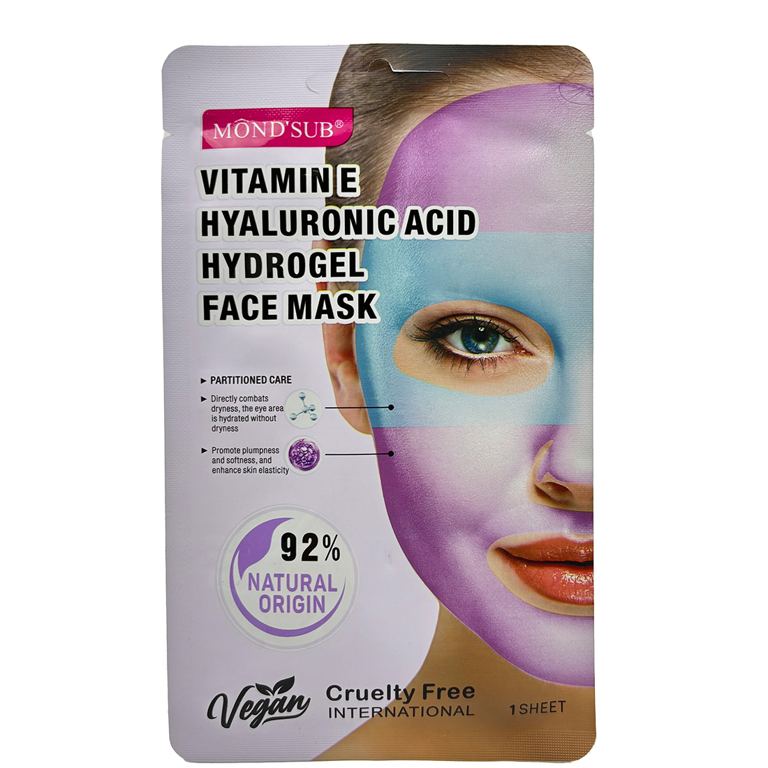 Mond'Sub Whitening And Brightening, Maschera viso bio-collagen illuminante e schiarente