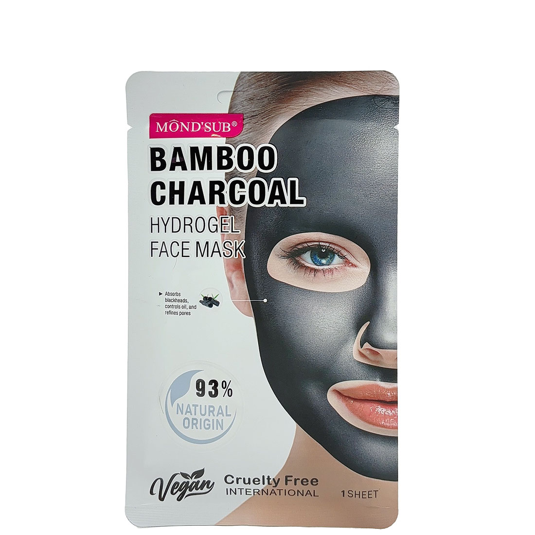 Mond'Sub Maschera Viso in Idrogel al Carbone di Bambù