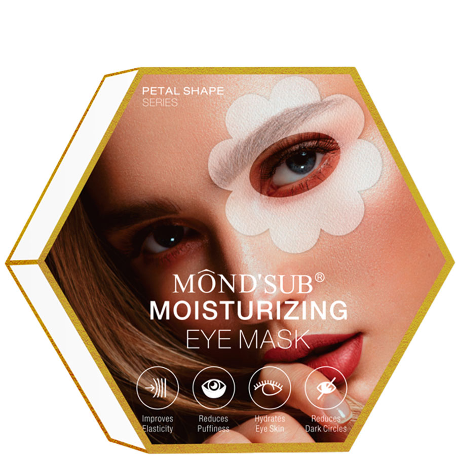 Mond'Sub Moisturizing Eye Mask, Nawilżające żelowe płatki pod oczy z kolagenem, 60szt